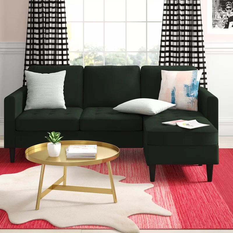 2 - Piece Upholstered Corner Sofa Chaise