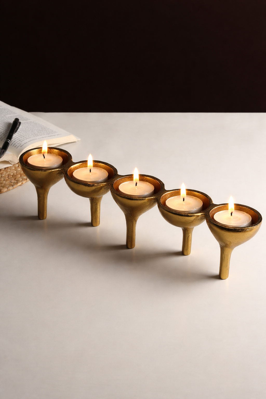 Rivera Candle & T-Light holder medium M.M.I. OVERSEAS