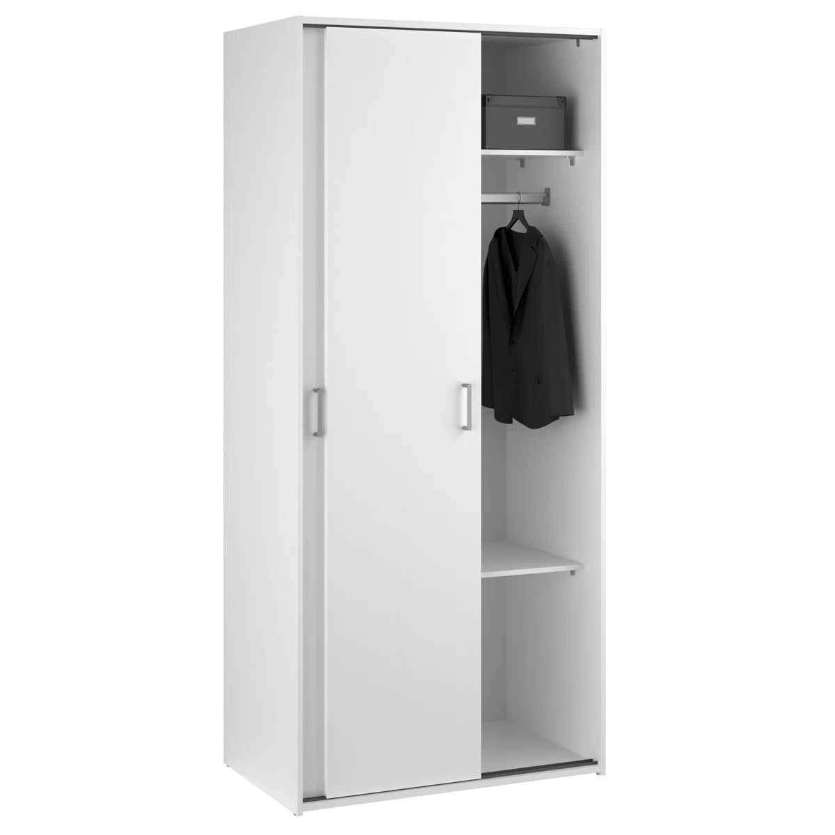 Chandria Bedroom Armoire – Space-Saving Wardrobe Closet with Ample Storage OUCH CART