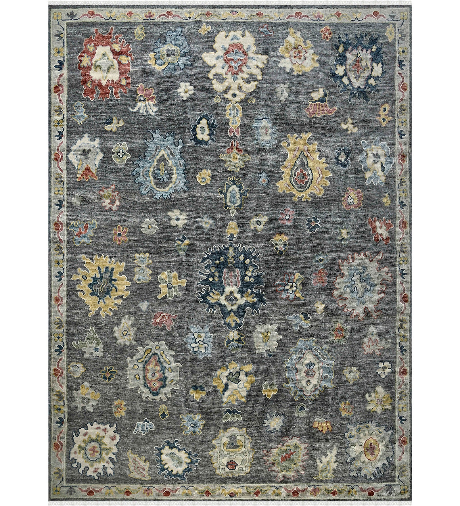 Jaigarh Traditional Pattern Hand Knotted Rectangle Anti-Skid Designer Carpet, Area Rug For Bed Room, Living Room - 9'X12' Saraswati Global
