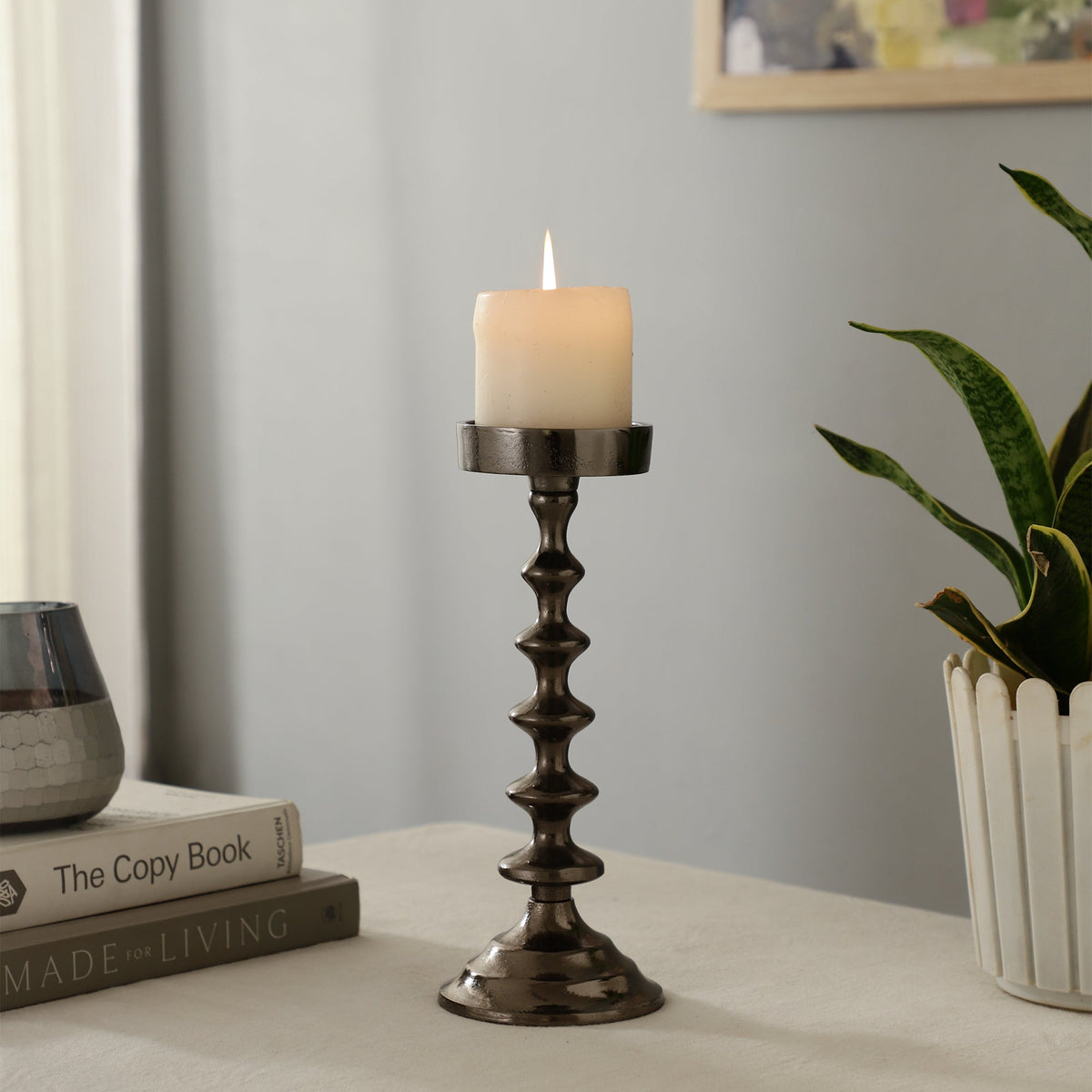 Ebon Whisper Candle holders M.M.I. OVERSEAS