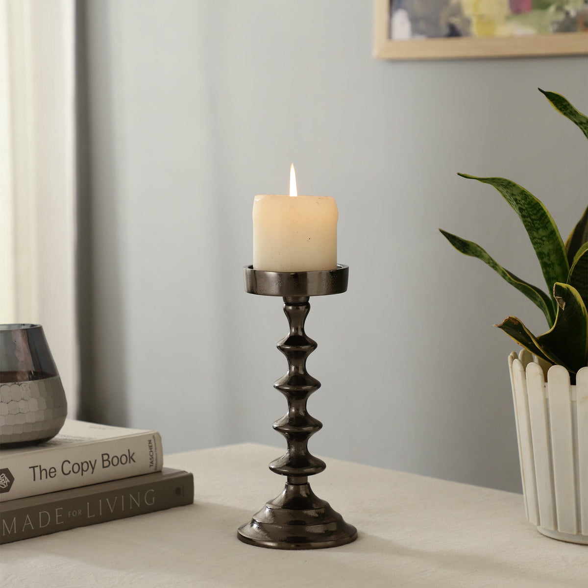 Ebon Whisper Candle holders M.M.I. OVERSEAS
