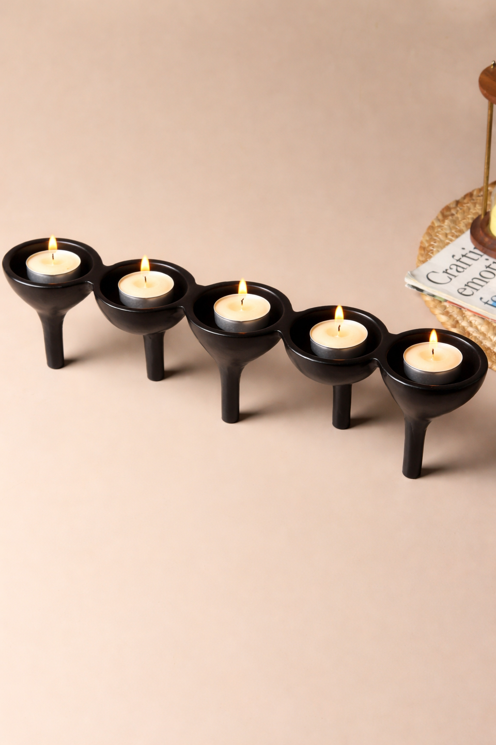 Rivera Candle & T-Light holder medium M.M.I. OVERSEAS