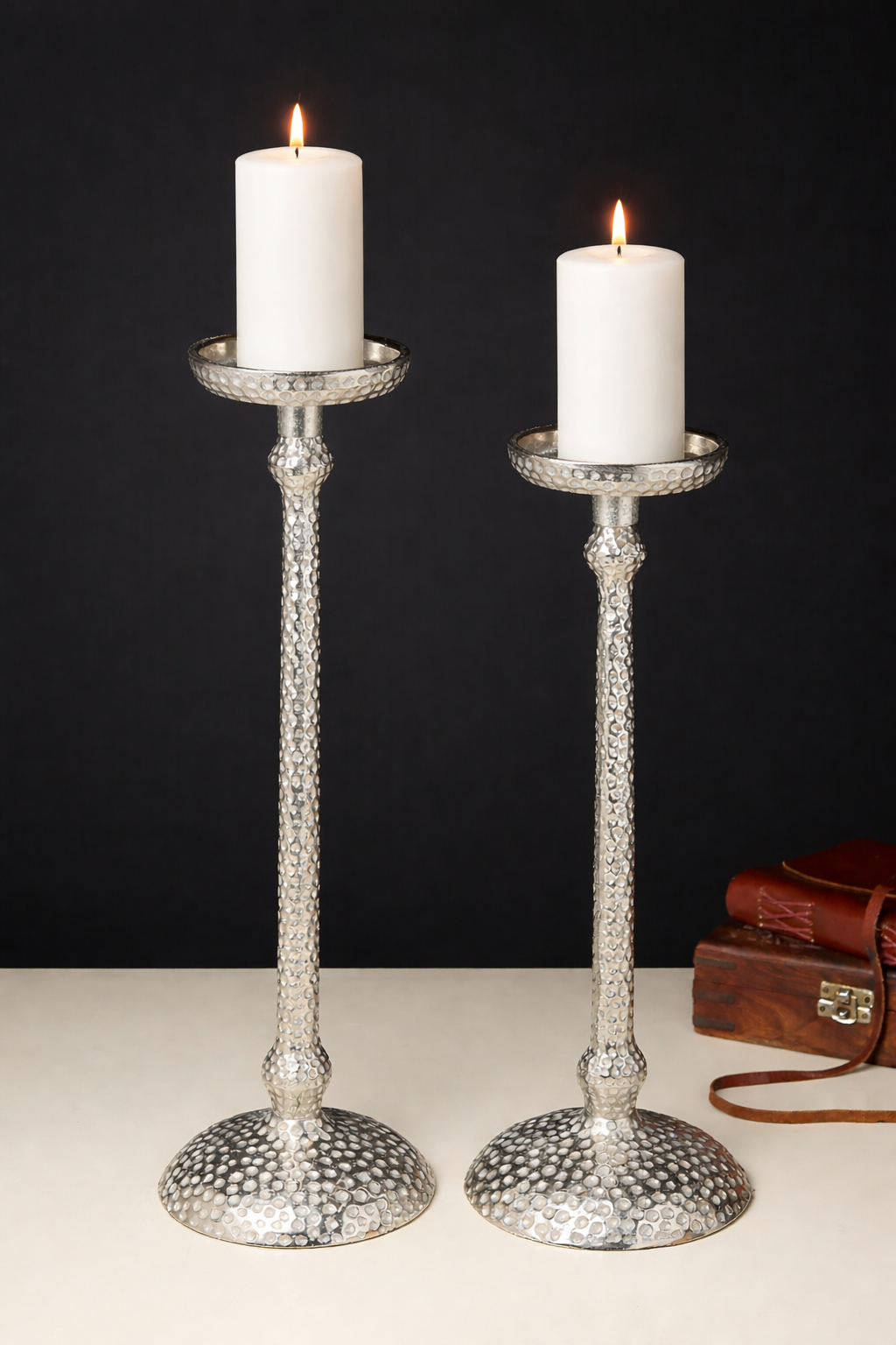 Harrington set of 2 candle holders