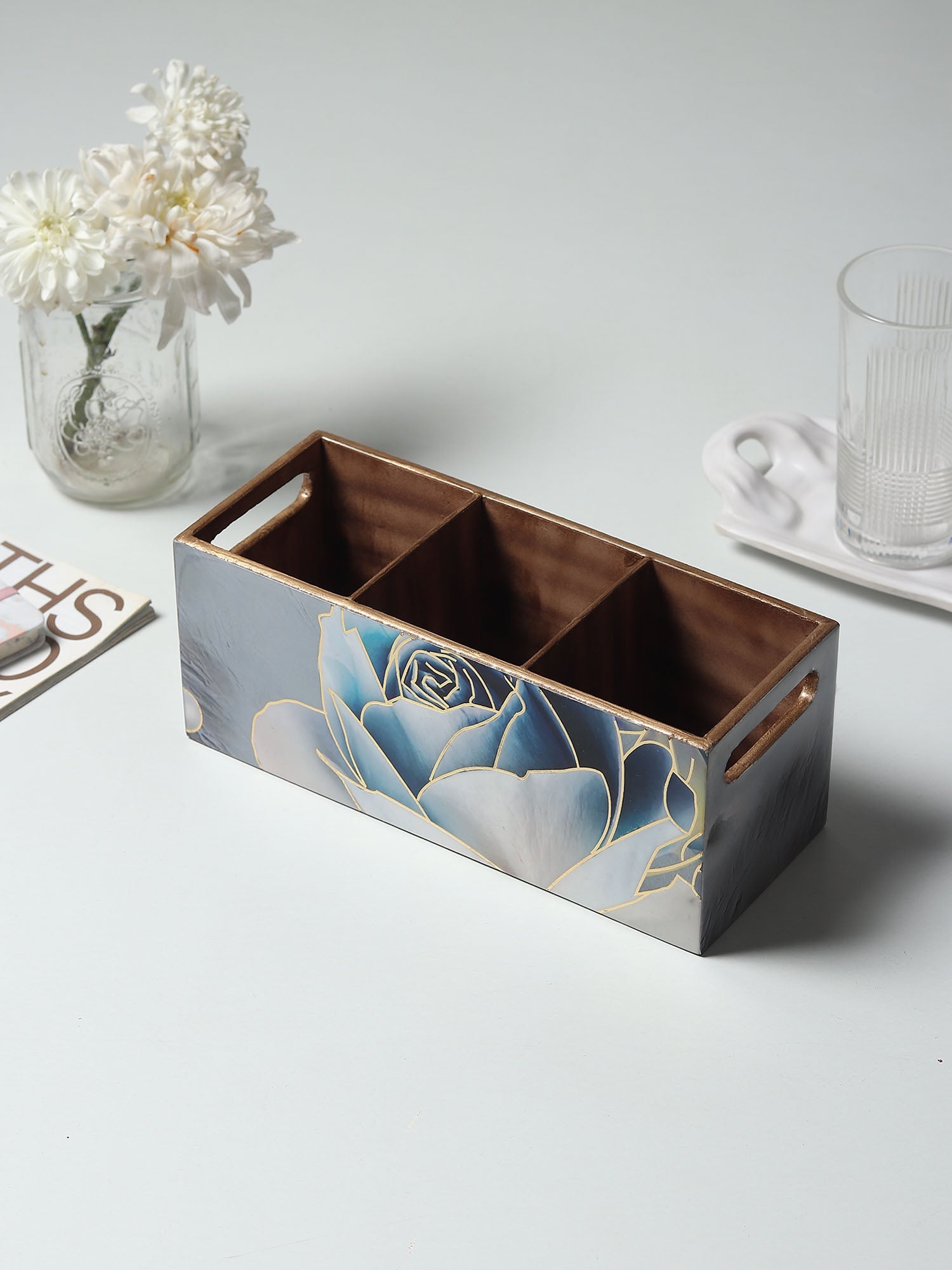 Azure Whisper Cutlery Holder M.M.I. OVERSEAS
