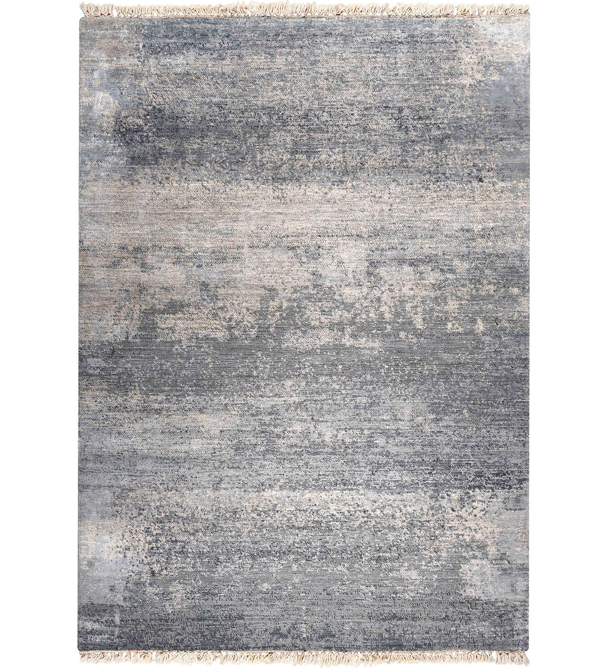 Dazzle Modern Pattern Hand Knotted Rectangle Anti-Skid Designer Carpet, Prayer Rug For Office Cabins, Small Living Spaces - 2'x3' Saraswati Global