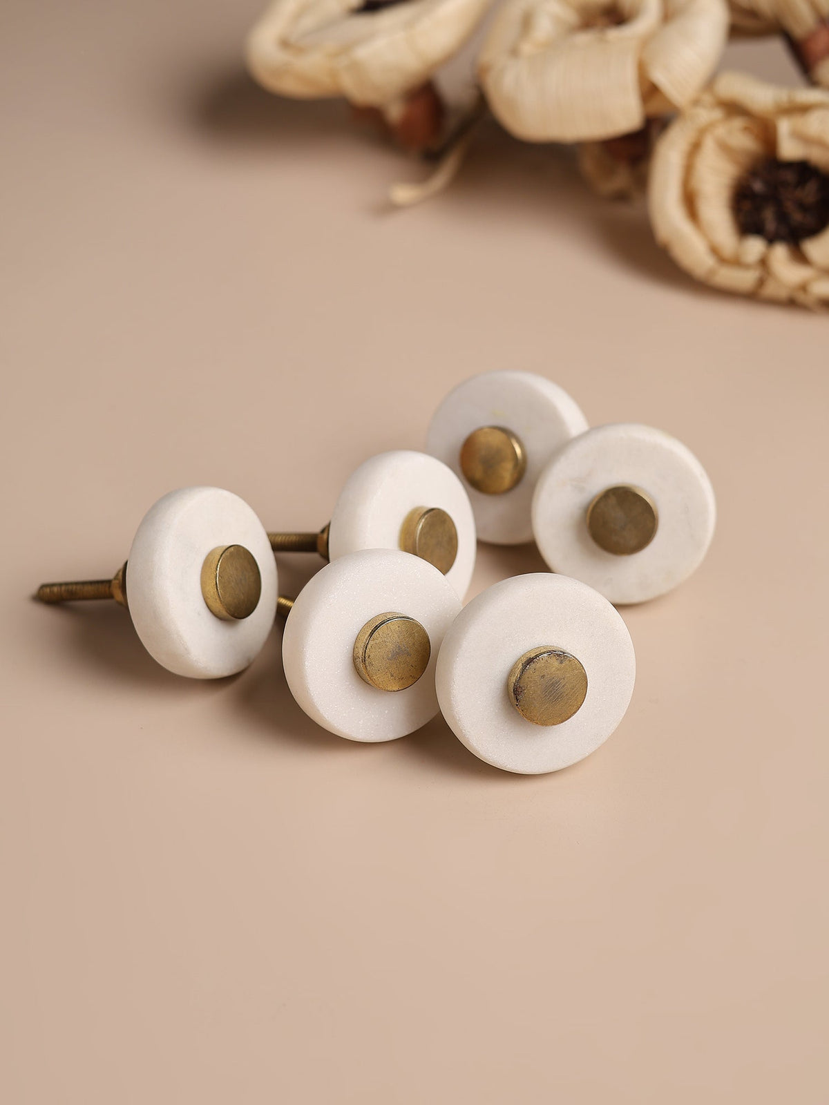 Orla Marble Knob set of 6 M.M.I. OVERSEAS