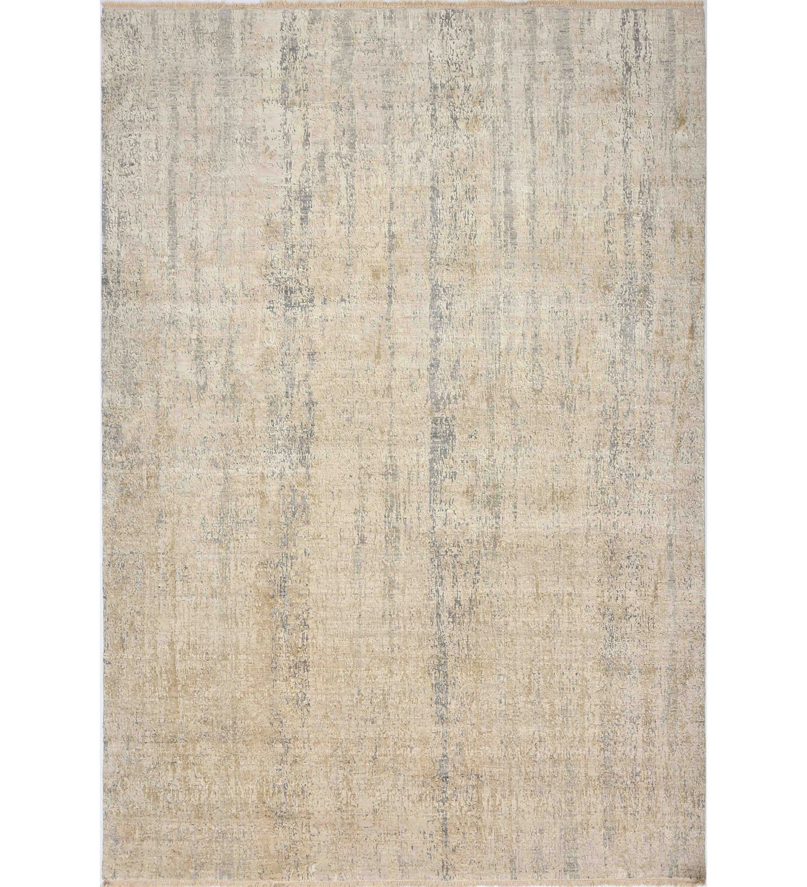 Zenith Modern Pattern Hand Knotted Rectangle Anti-Skid Designer Carpet, Prayer Rug For Office Cabins, Small Living Spaces - 2'X3'