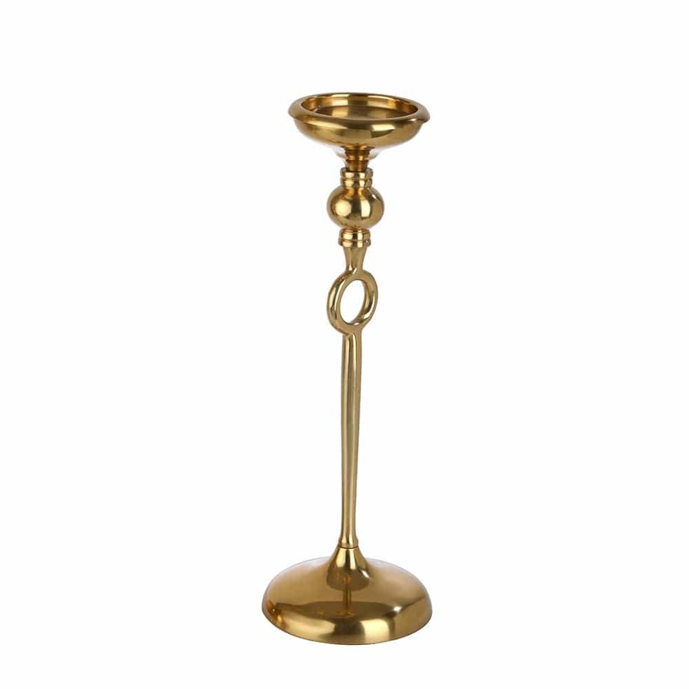 Ajna Small Gold Pillar Holder - Ouch Cart