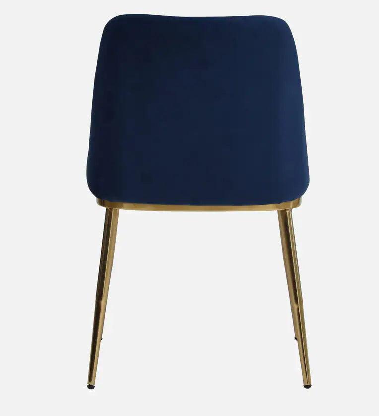 Metallic 4 Seater Dining Set In Golden Base With Porcelain Top - Ouch Cart