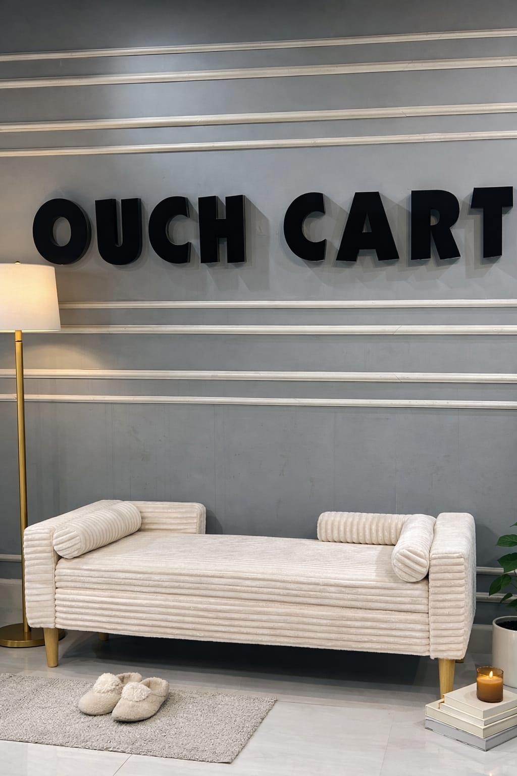 Upholstered Flip Top Storage Bench