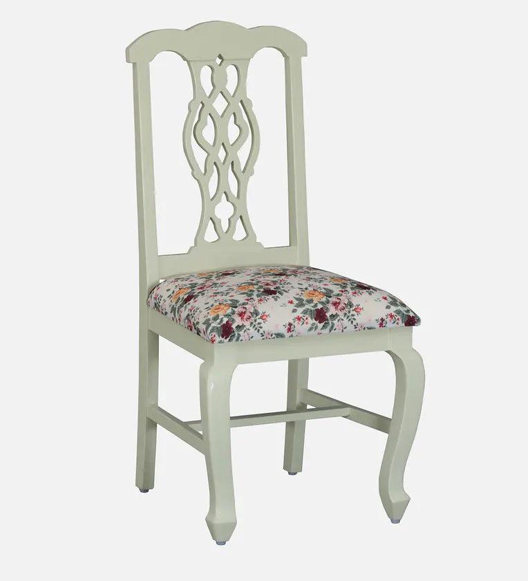 Solid Wood 6 Seater Dining Set In Tulip Finish - Ouch Cart