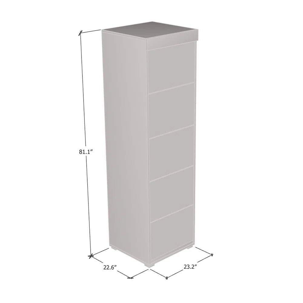 Contemporary Armoire – Stylish Solid Wood Storage Cabinet for Bedroom-OUCH CART | Wardrobe