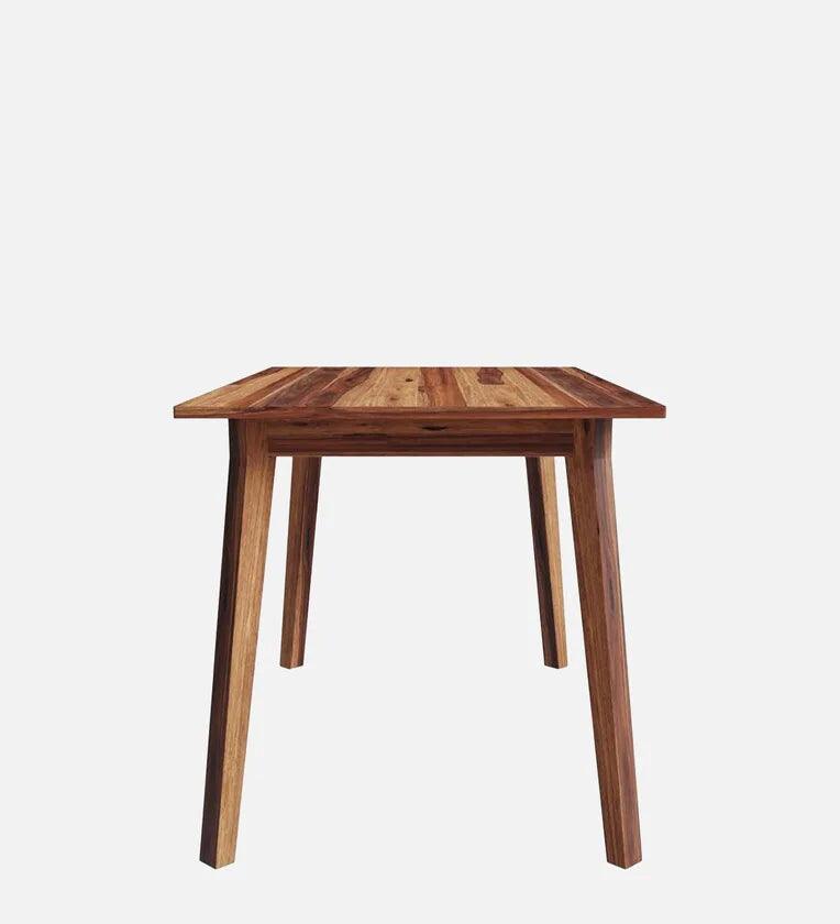 Sheesham Wood 4 Seater Dining Set In Natural Sheesham Finish - Ouch Cart