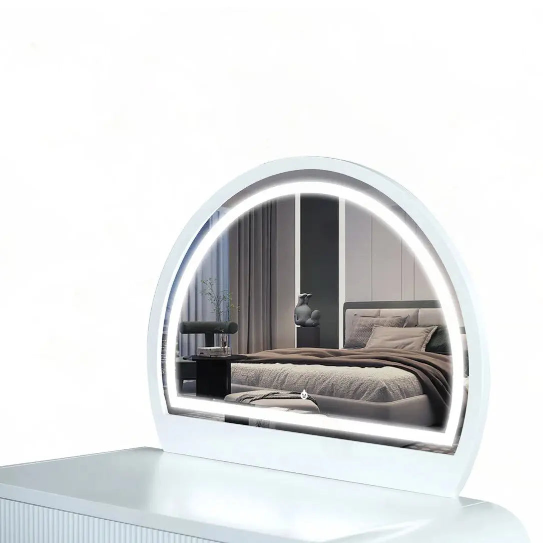 39" Lighted Vanity Table – Touch Screen LED Makeup Desk for Bedroom-OUCH CART |Dressing table
