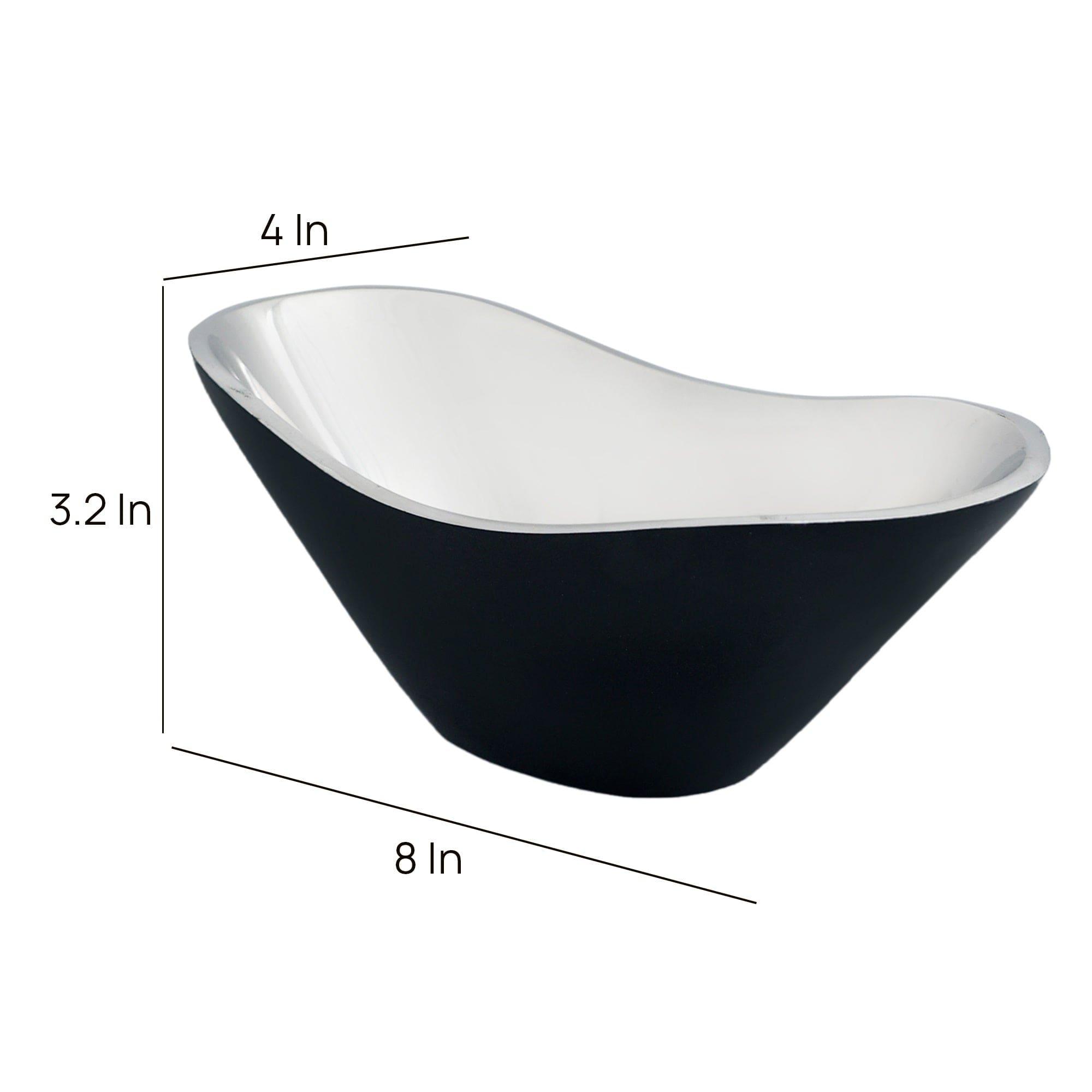 Opulent Oval Bowl Silver - Ouch Cart