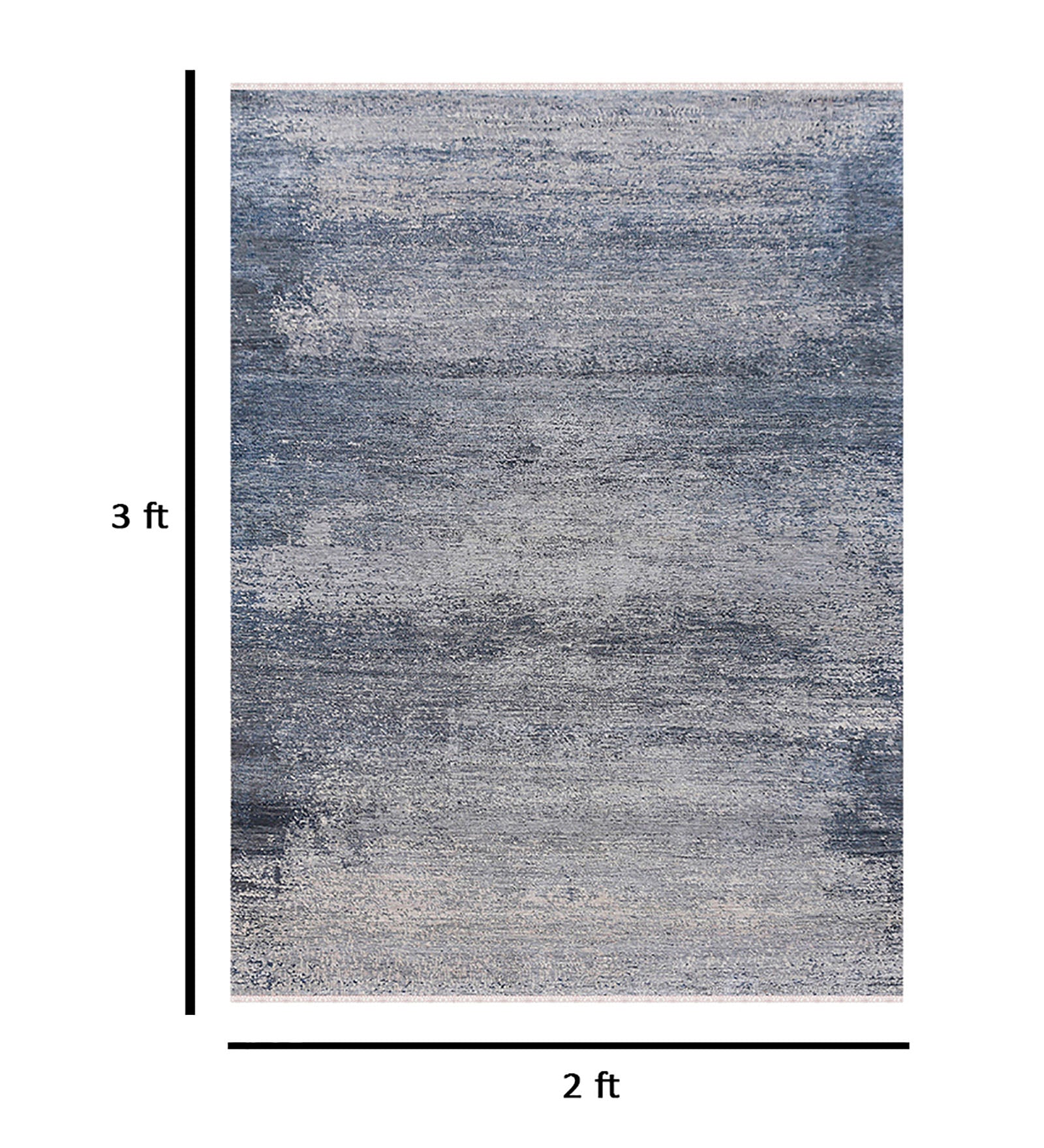 Dazzle Modern Pattern Hand Knotted Rectangle Anti-Skid Designer Carpet, Prayer Rug For Office Cabins, Small Living Spaces - 2'X3' Saraswati Global
