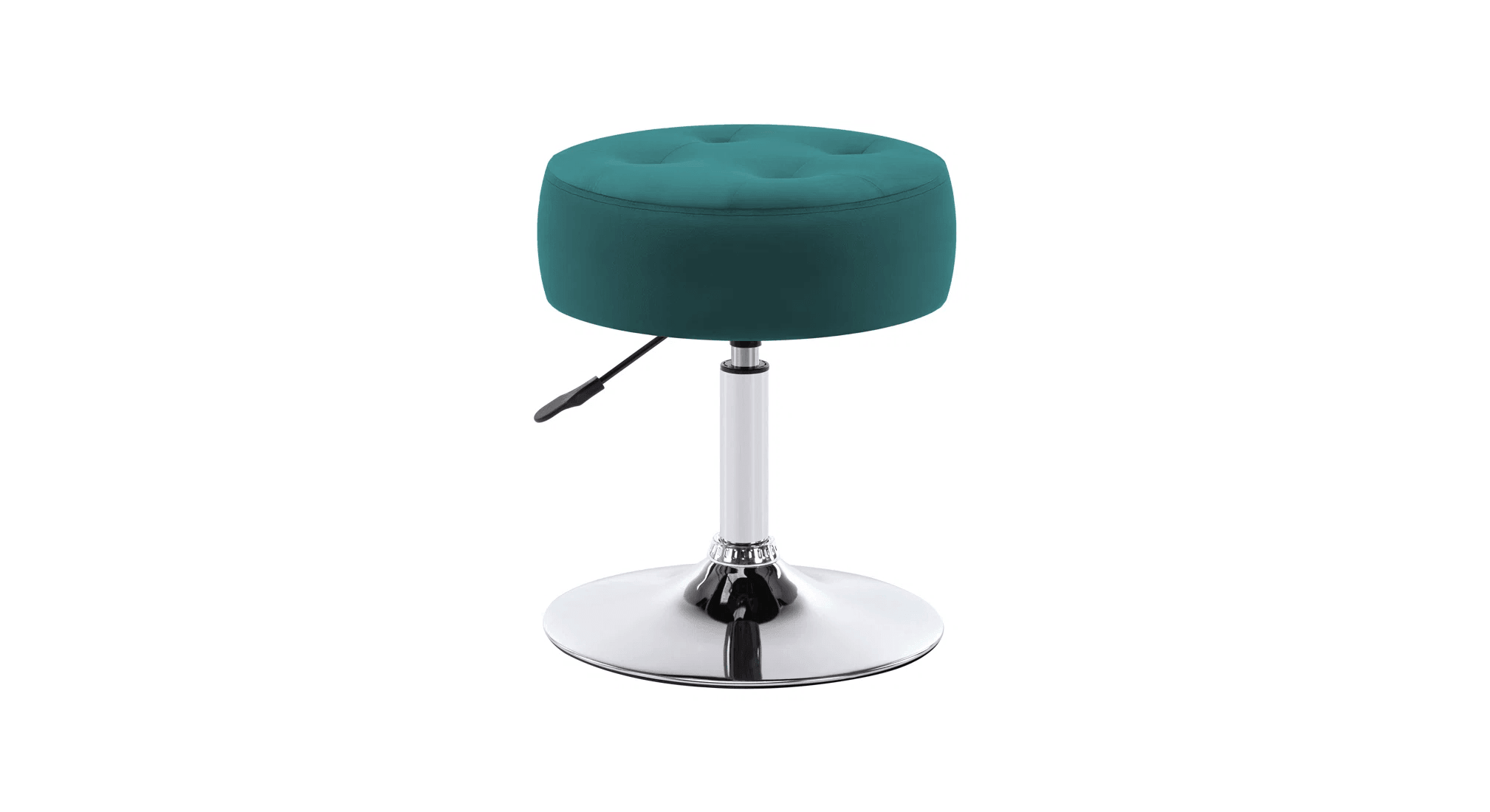 DERIA VANITY STOOL GREEN - Ouch Cart