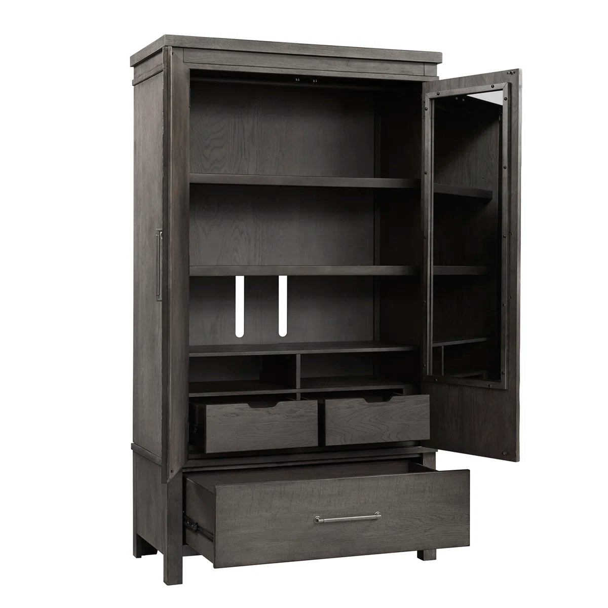 Elle Bedroom Armoire – Space-Saving Wardrobe Closet with Ample Storage OUCH CART
