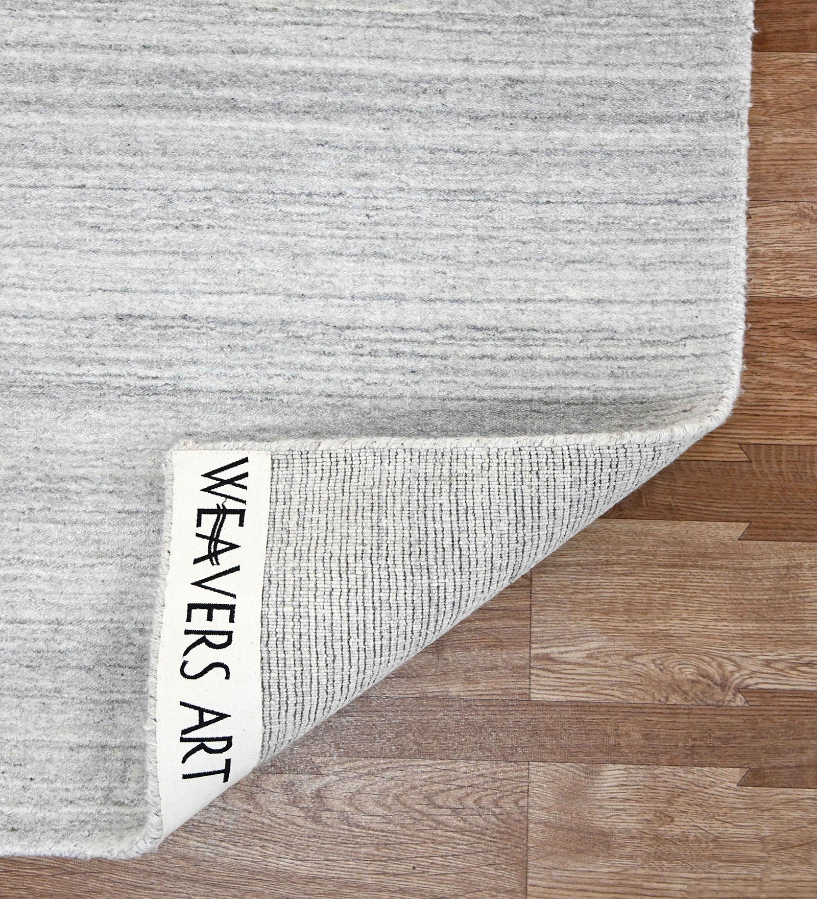 Blend Solid Pattern Hand Woven Rectangle Anti-Skid Designer Carpet, Prayer Rug For Office Cabins, Small Living Spaces - 2'X3' Saraswati Global