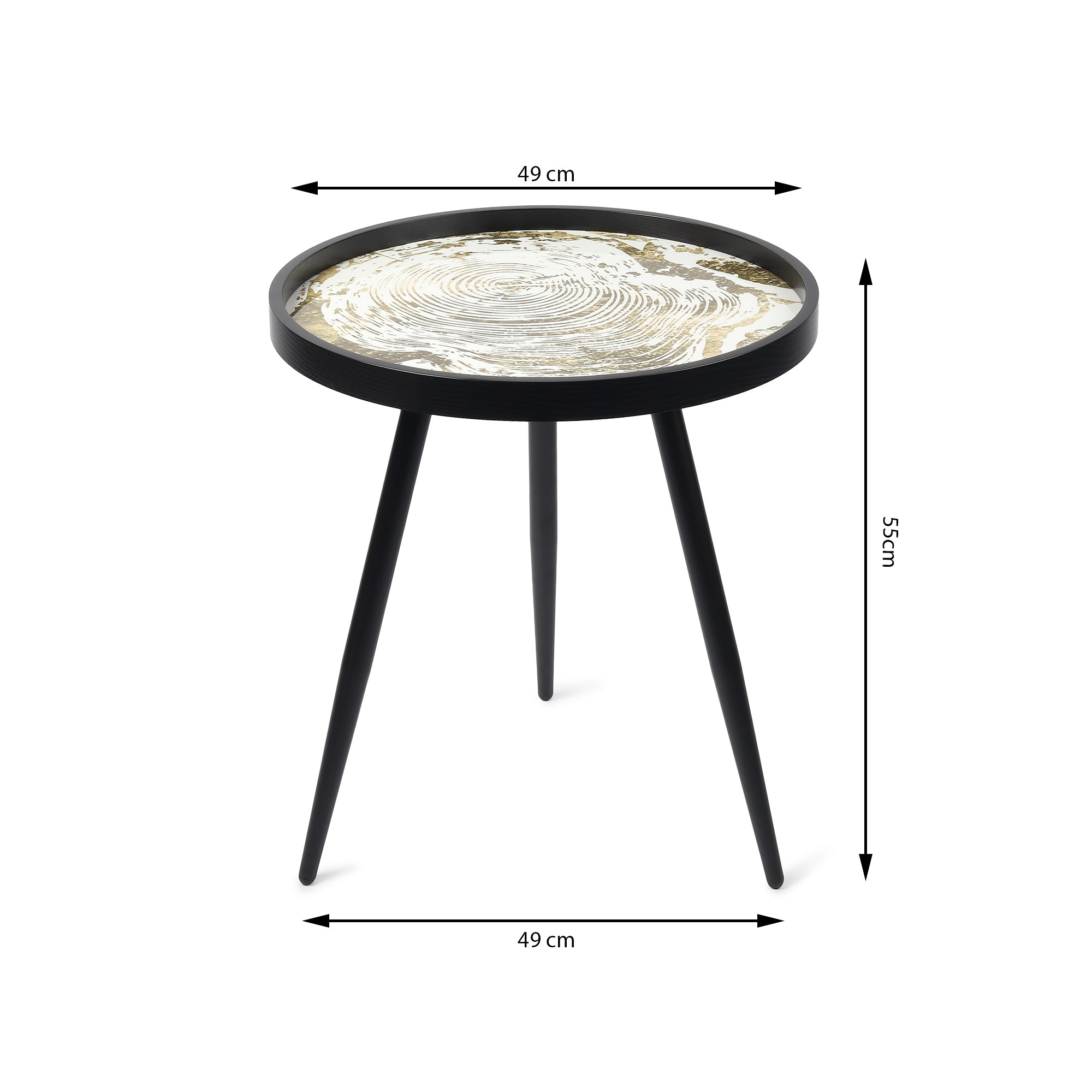 Oakveil Black Table Large