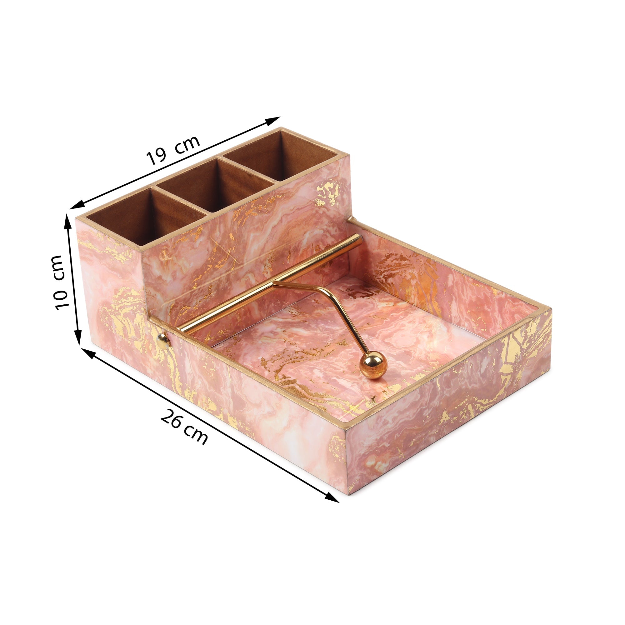 Rosa Perlino Cutlery and Tissue Holder M.M.I. OVERSEAS