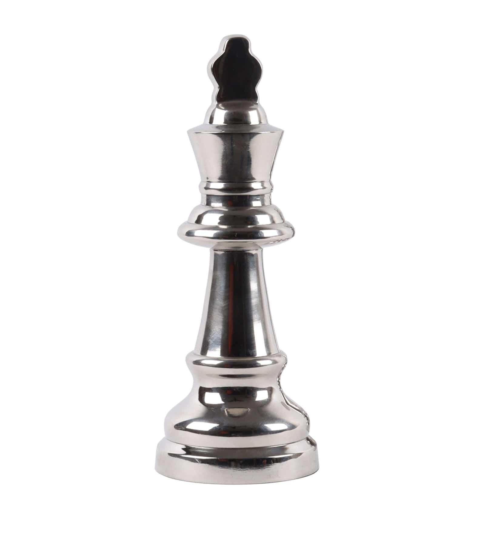 chess king queen nickel large - Ouch Cart