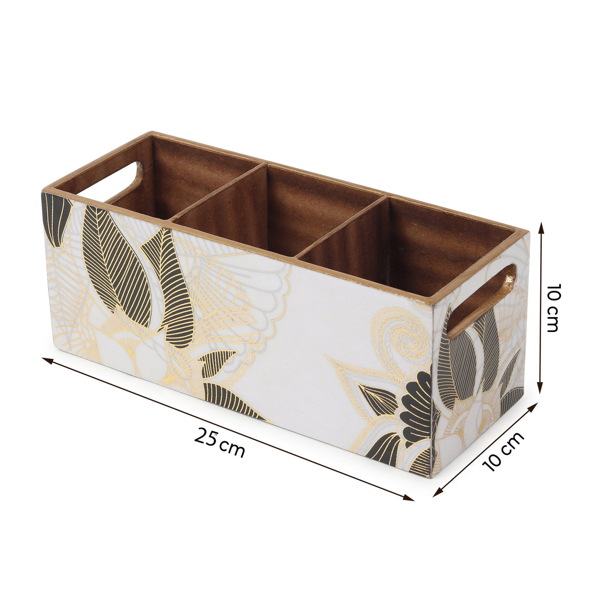 Ivory Noir Bloom Cutlery holder M.M.I. OVERSEAS