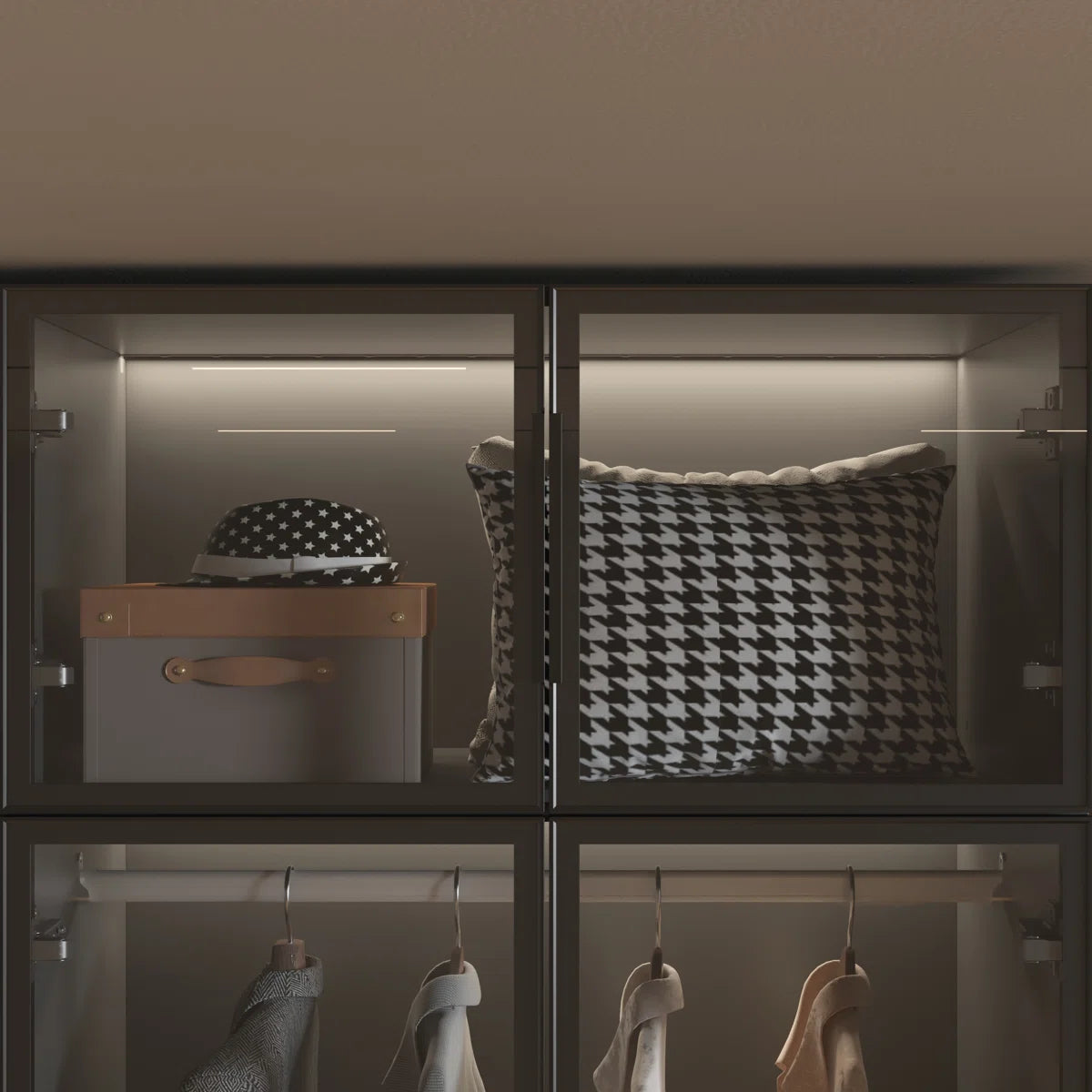 Caldeira Solid Wood Armoire – Contemporary Wardrobe for Bedroom OUCH CART