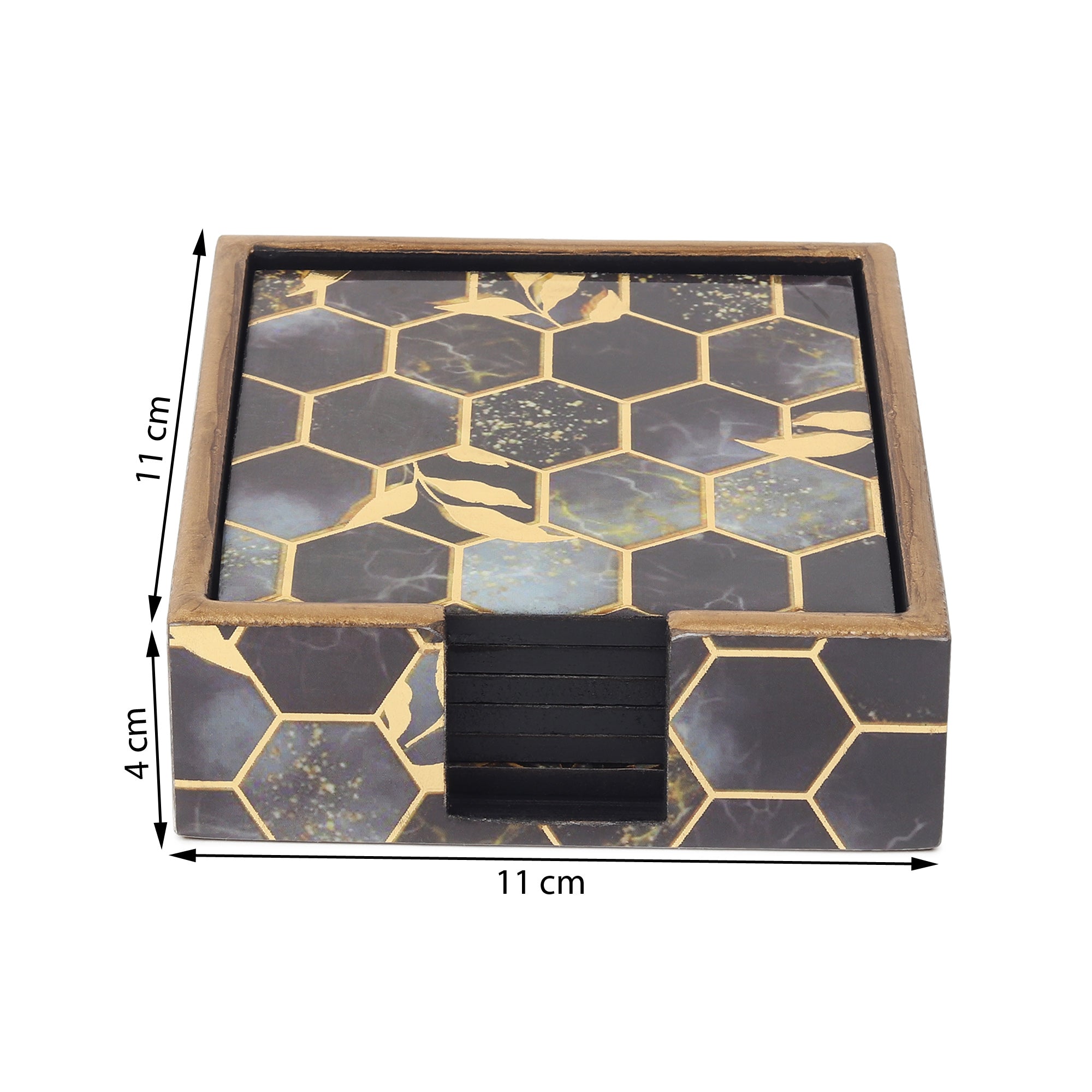Gilded Hive Coaster Set of 4 - OUCHCART
