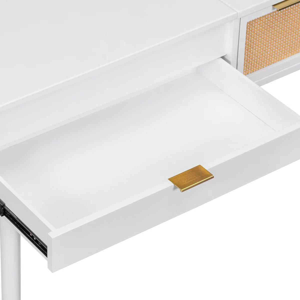 43.3" Classic Makeup Vanity – Elegant Wooden Vanity Desk with Storage