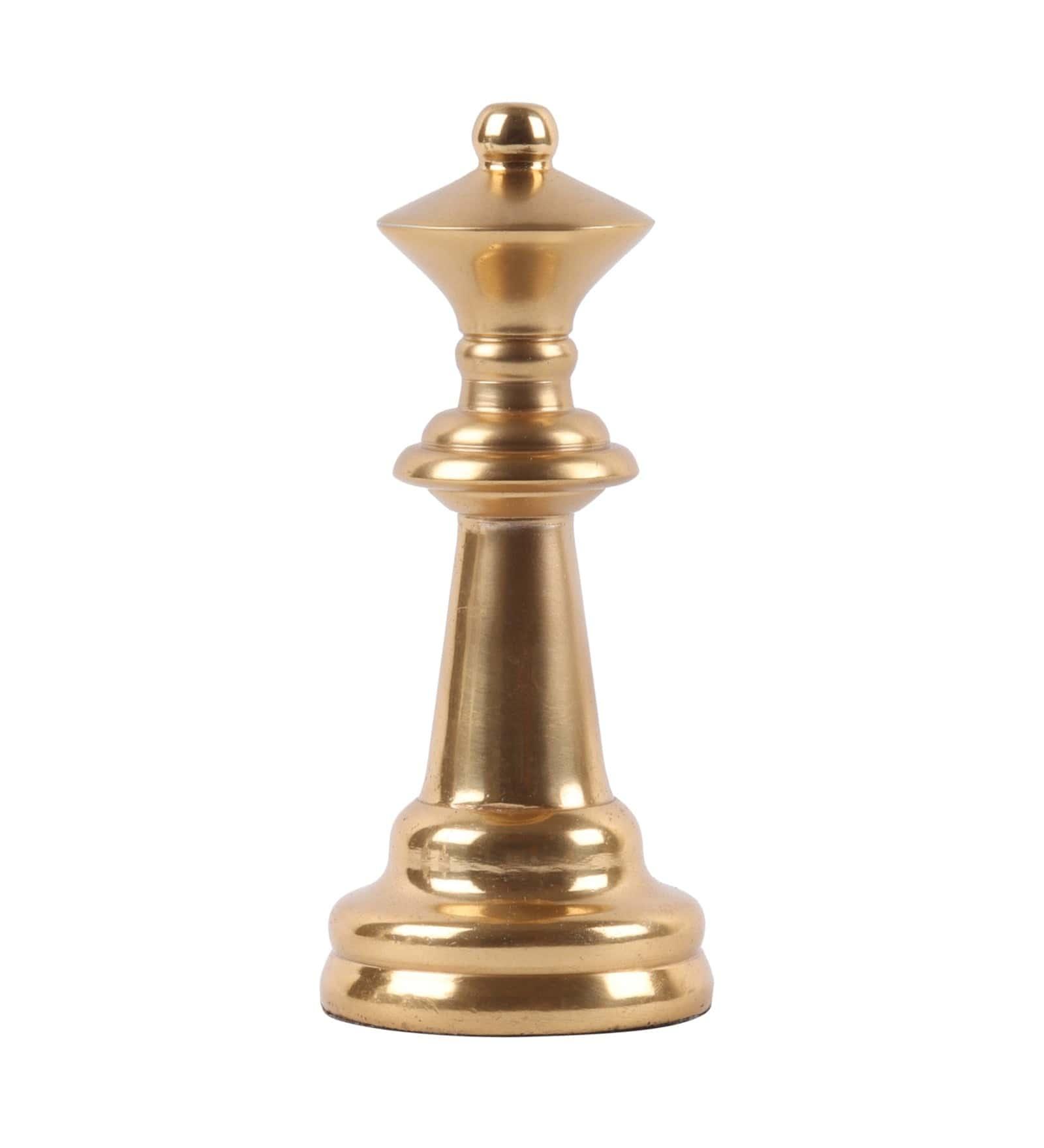 chess king queen gold small - Ouch Cart