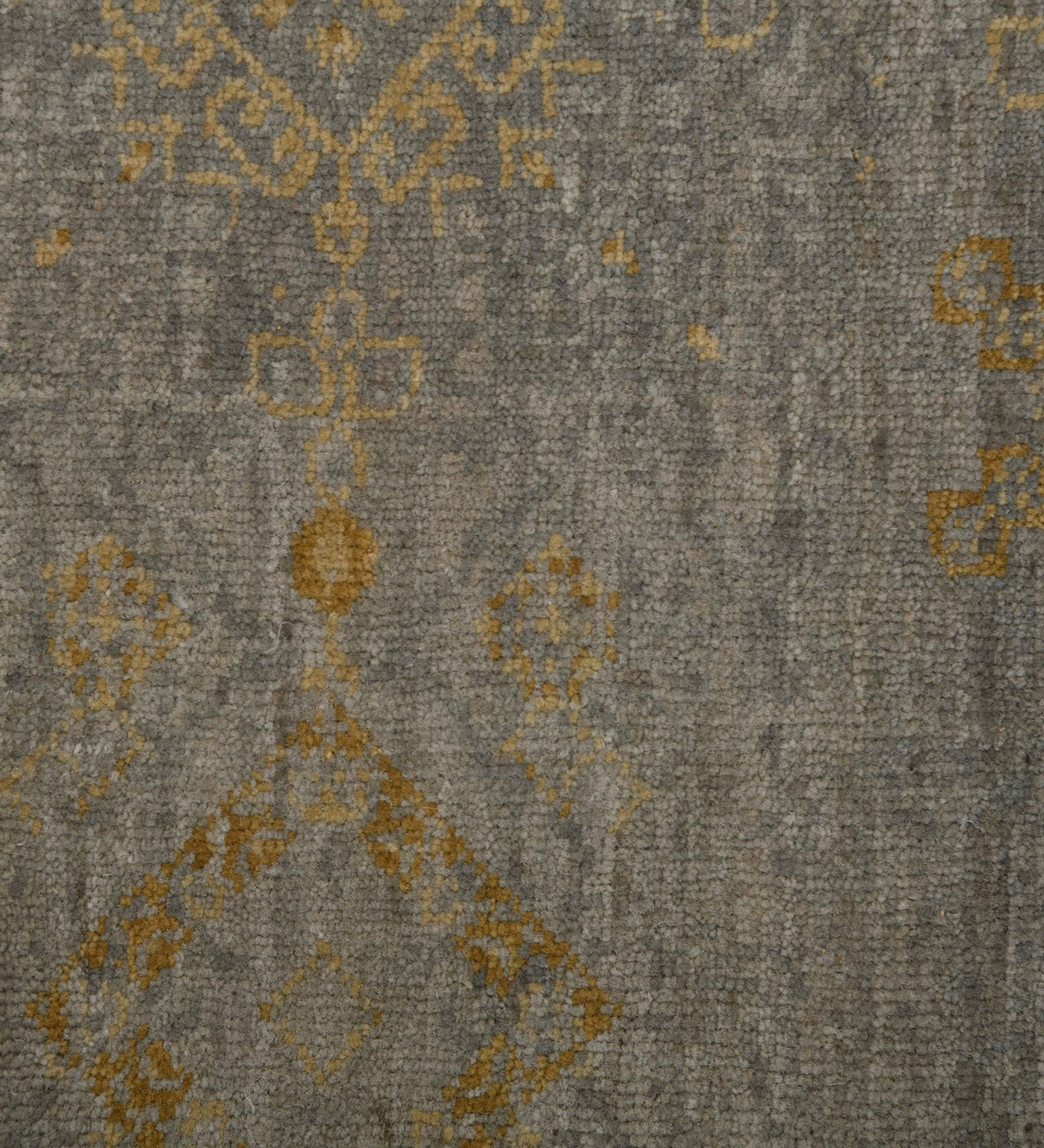 Kohinoor Transitional Pattern Hand Knotted Rectangle Anti-Skid Designer Carpet, Prayer Rug For Office Cabins, Small Living Spaces - 2'X3'