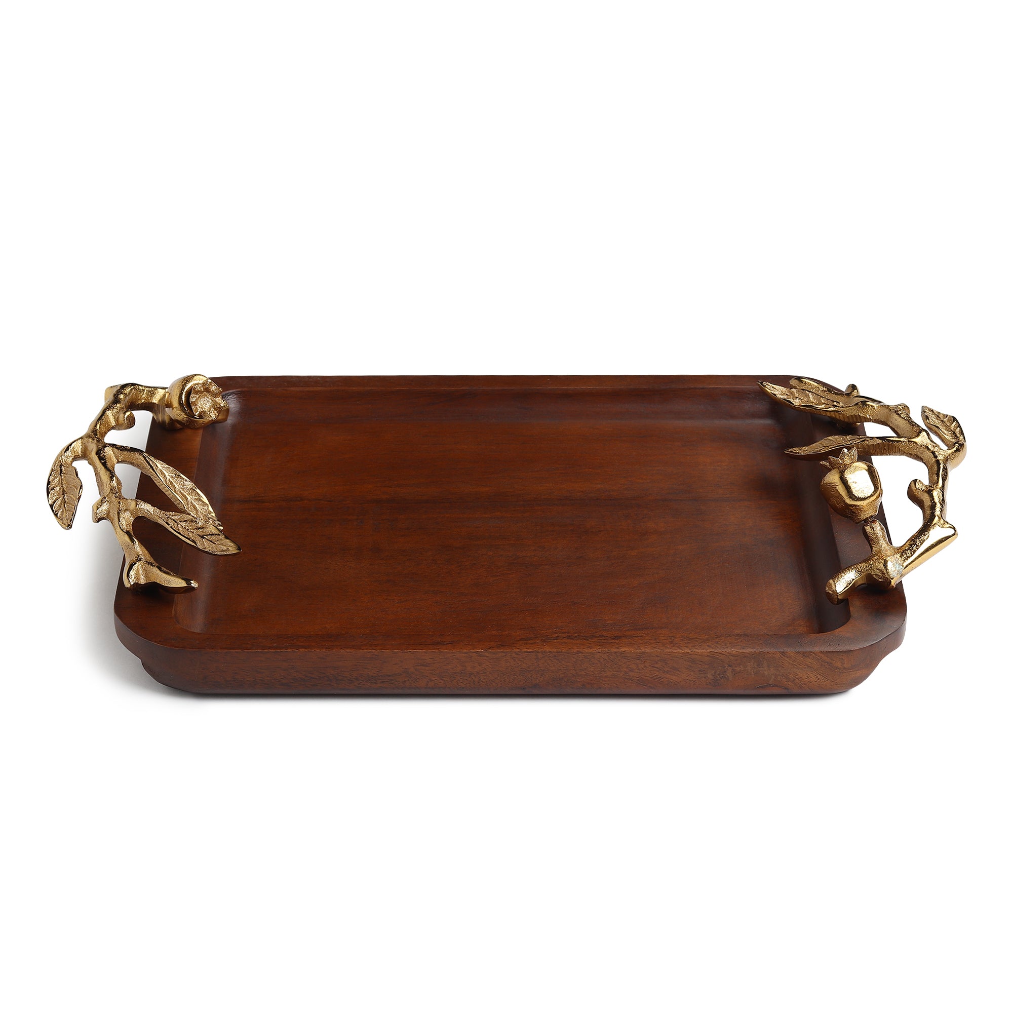 Pomegranate tray gold