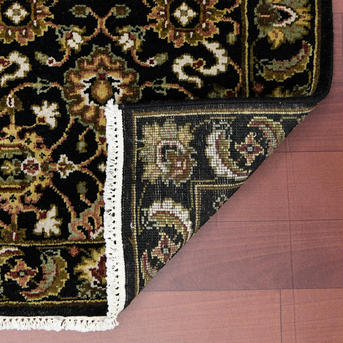 Luxor Classic Pattern Hand Knotted Rectangle Anti-Skid Designer Carpet, Prayer Rug For Office Cabins, Small Living Spaces - 2'X3' Saraswati Global