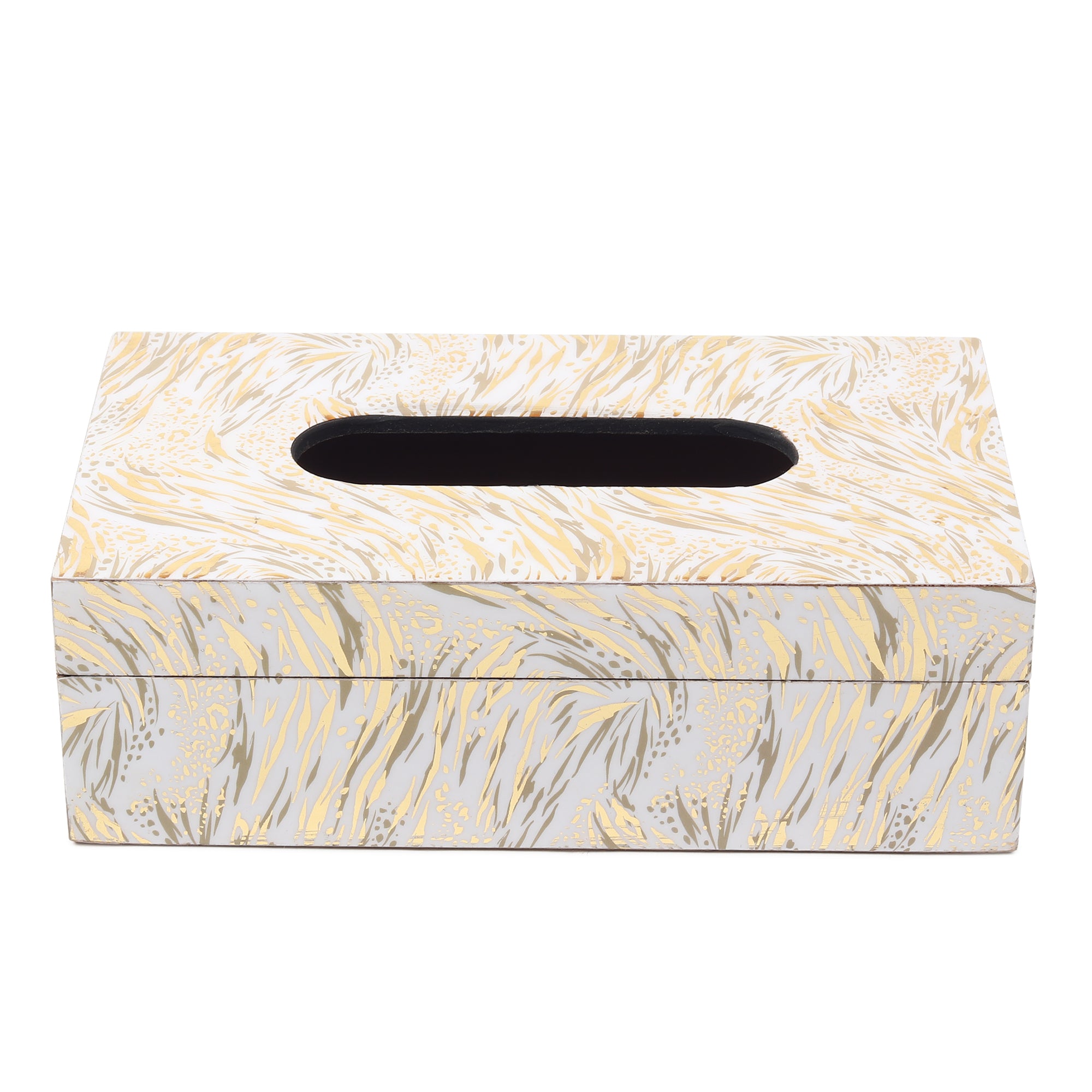 Zivra Gold Tissue Box - Ouchcart