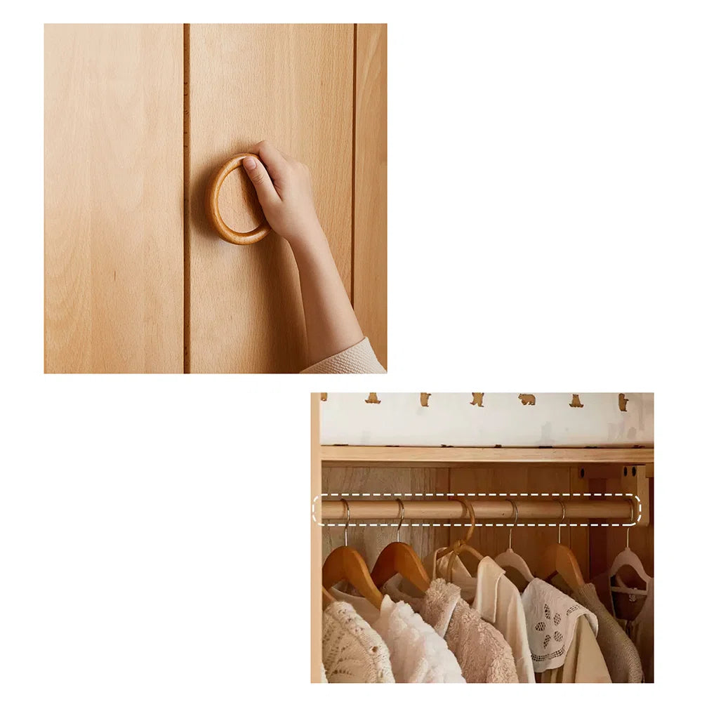 Minimalist European Retro Wardrobe Elegant Bedroom Organization Solution OUCH CART