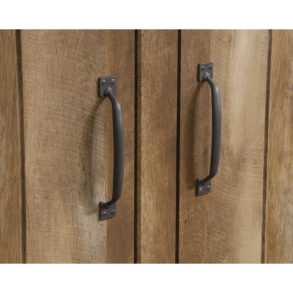 Fullon Wide Wooden Storage Cabinet – Contemporary Organizer with Shelves & Doors-OUCH CART |Wardrobe