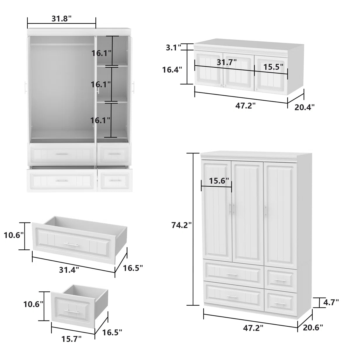 Hoschton Armoire OUCH CART