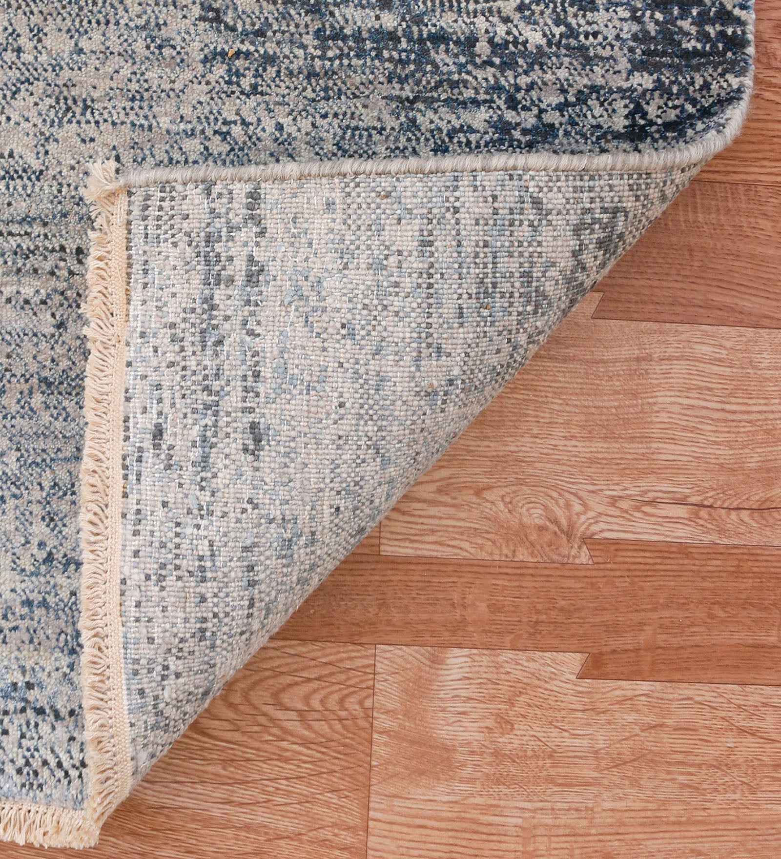 Dazzle Modern Pattern Hand Knotted Rectangle Anti-Skid Designer Carpet, Prayer Rug For Office Cabins, Small Living Spaces - 4'x6' Saraswati Global