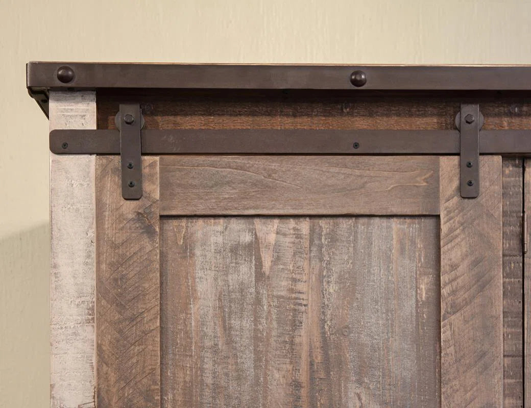 Dodge Solid Wood Wardrobe Armoire – Classic Bedroom Storage Cabinet OUCH CART
