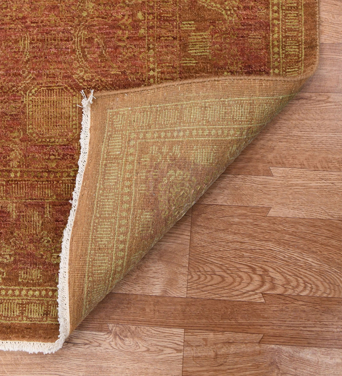 Kohinoor Traditional Pattern Hand Knotted Rectangle Anti-Skid Designer Carpet, Prayer Rug For Office Cabins, Small Living Spaces - 2'X3' Saraswati Global