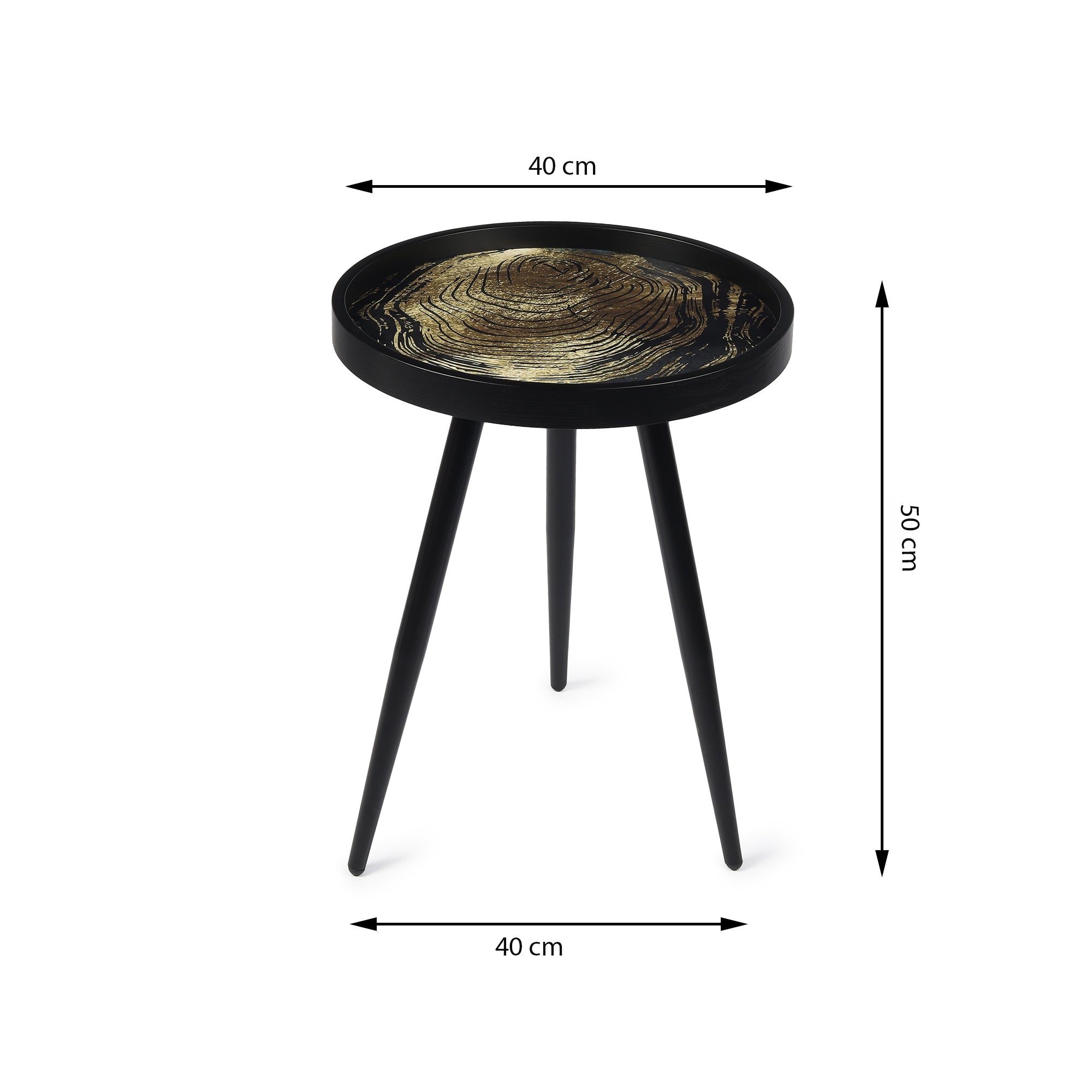 Oakveil Black Table Set of 2 M.M.I. OVERSEAS