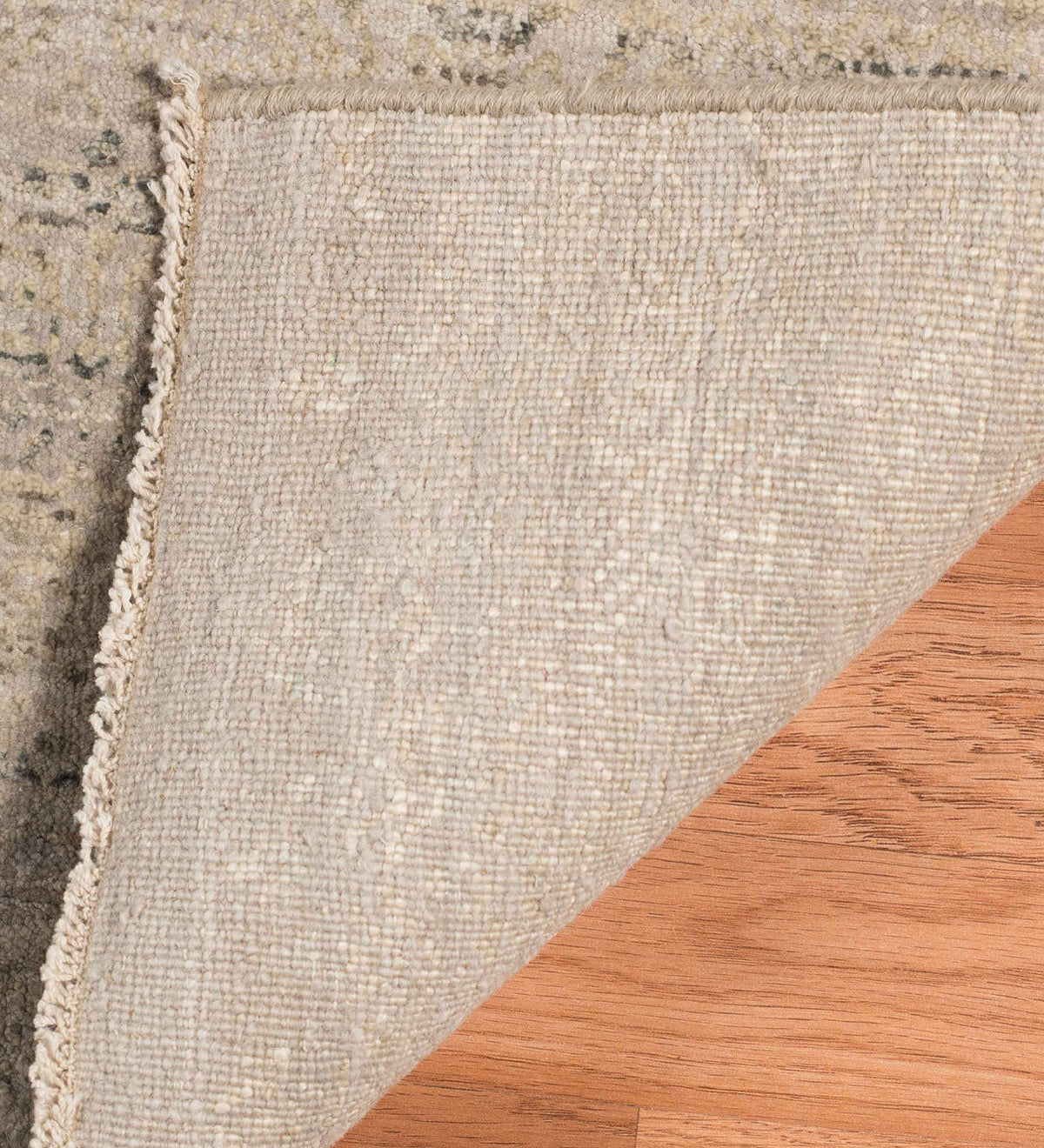 Pearl Transitional Pattern Hand Knotted Rectangle Anti-Skid Designer Carpet, Prayer Rug For Office Cabins, Small Living Spaces - 2'X3' Saraswati Global