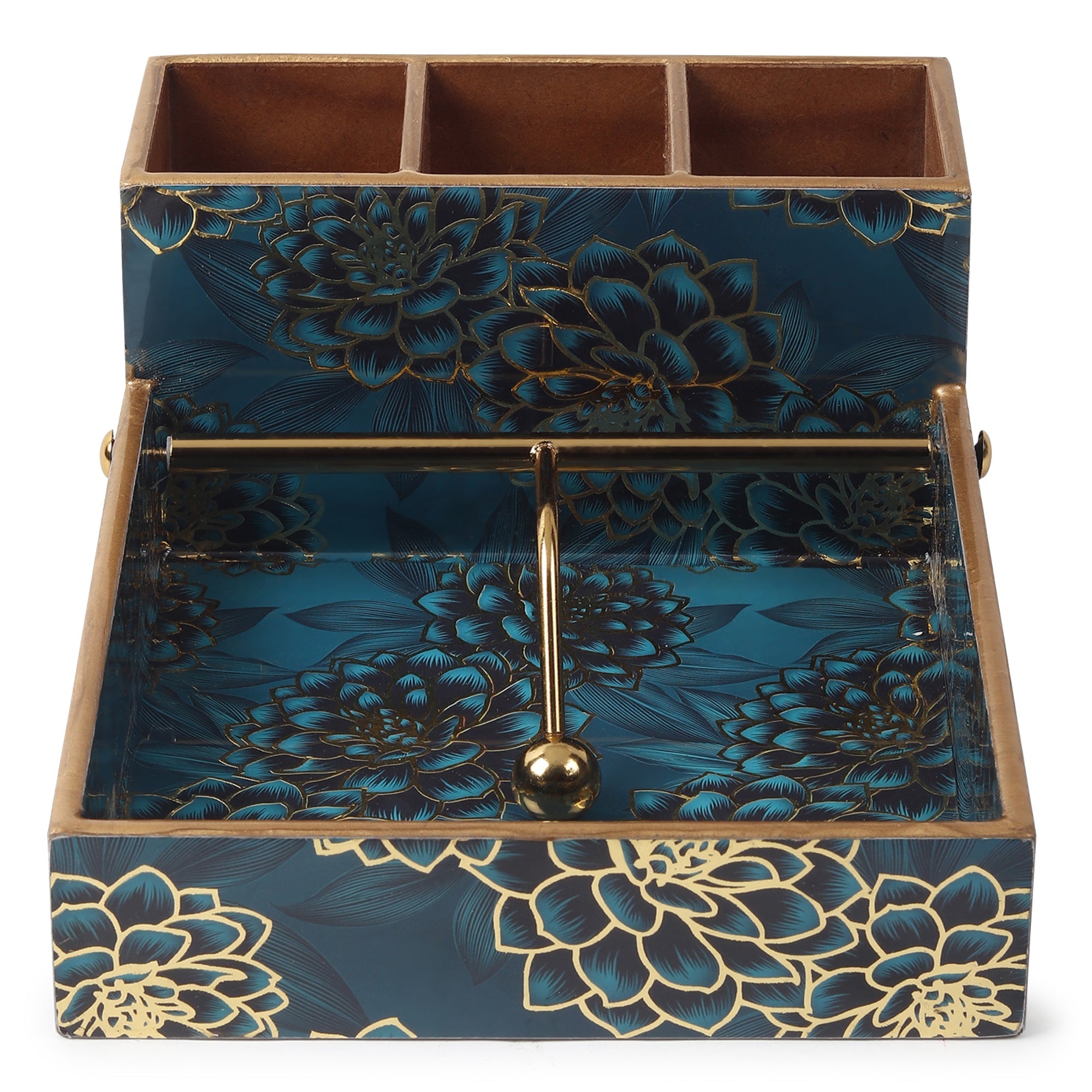 Sapphire Wreath Cutlery and Tissue Holder M.M.I. OVERSEAS