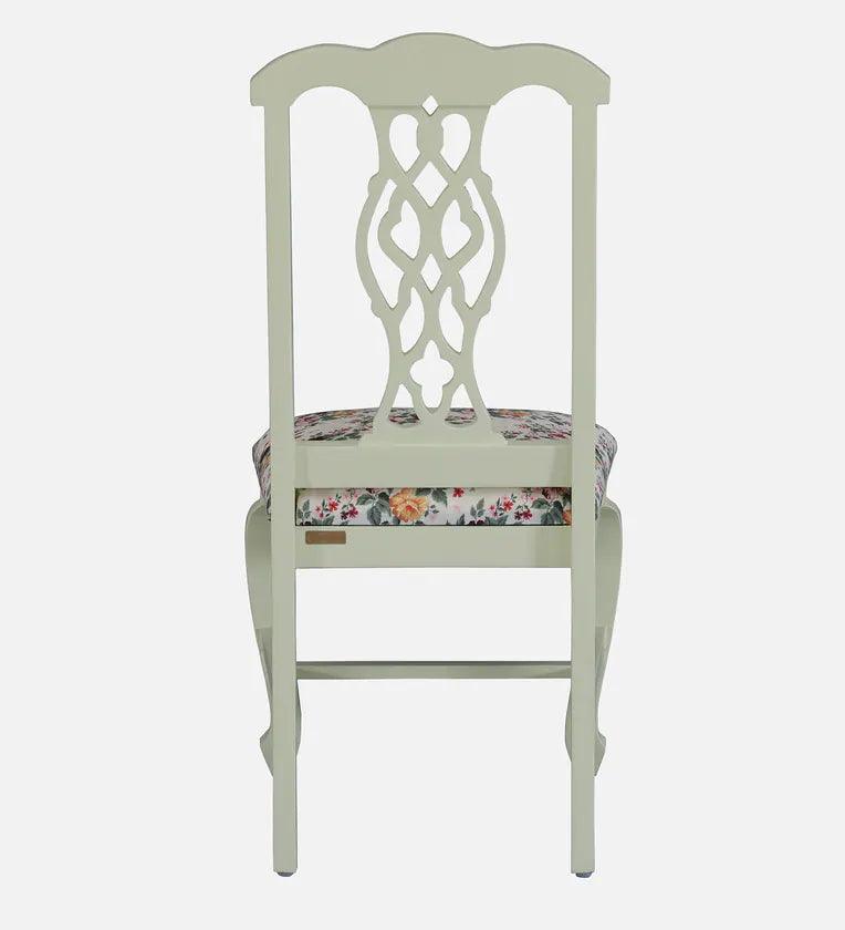 Solid Wood 6 Seater Dining Set In Tulip Finish - Ouch Cart