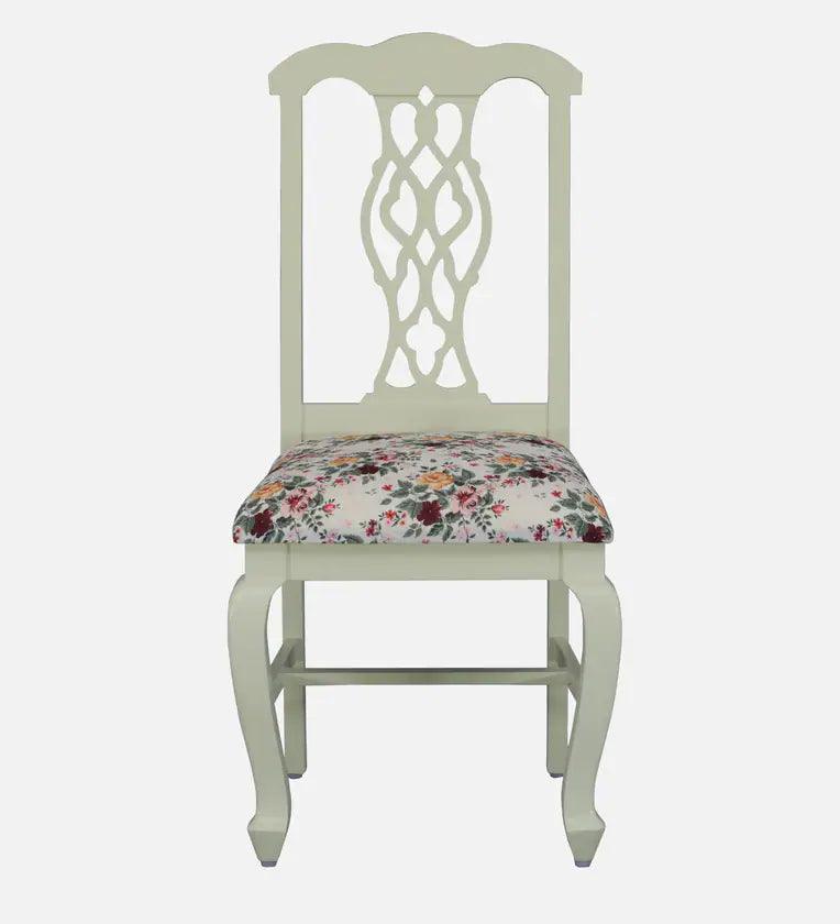 Solid Wood 6 Seater Dining Set In Tulip Finish - Ouch Cart