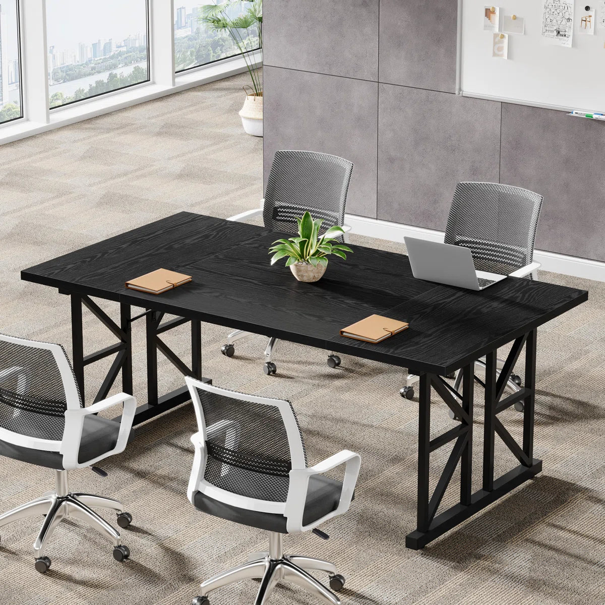 5.3 Ft Conference Table For 4-6 People - OUCH CART | Office table