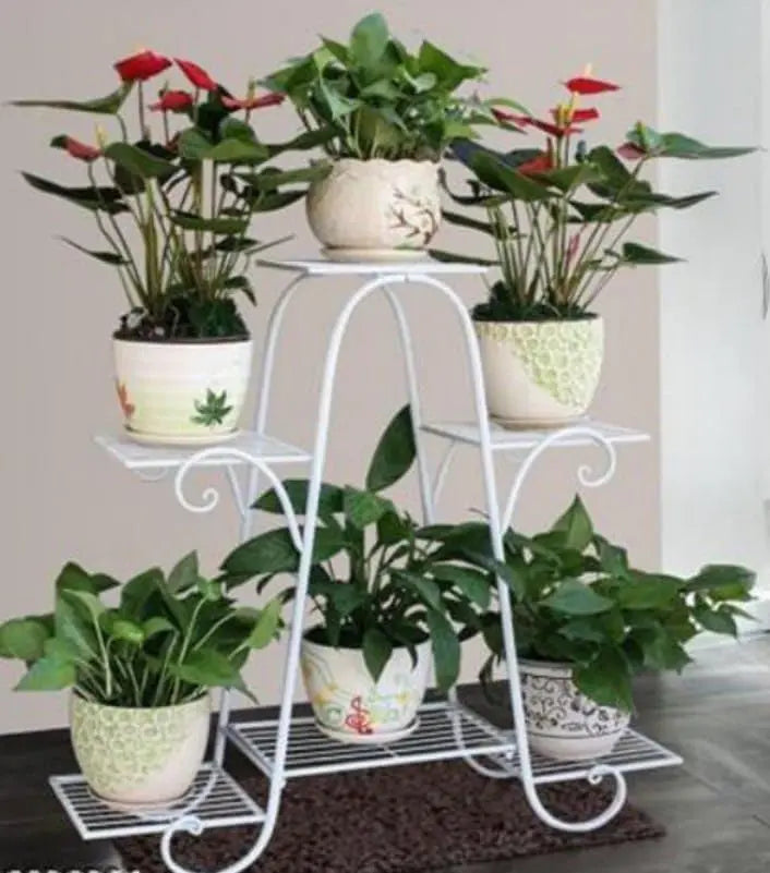 6 Tier Plant Stands for Indoors and Outdoors | Flower Pot Holder Ouch Cart