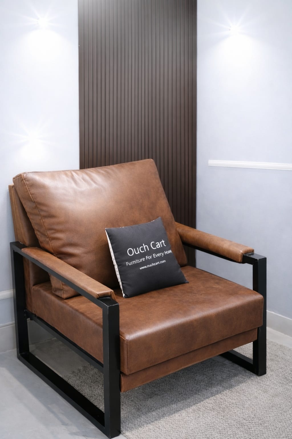 Penermon Upholstered Armchair with Padded Seat & Armrests – Modern Accent Chair for Living Room